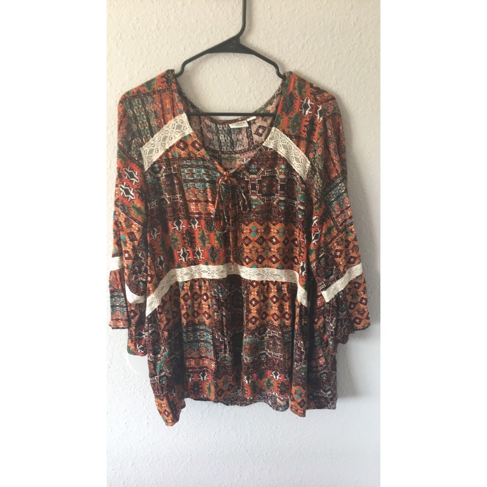 Bell Sleeve 70s style Top