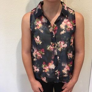 Floral tank top