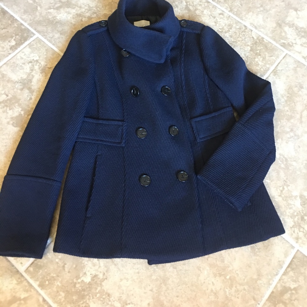 Loft peacoat style coat