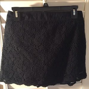 Abercrombie & Fitch navy blue mini skirt size med