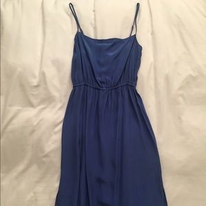Bright Blue Spaghetti Strap Barney's Maxi Dress