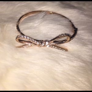 Kate Spade bow rose gold bracelet