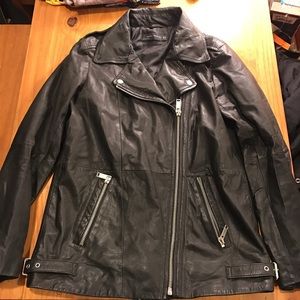 Zara leather jacket
