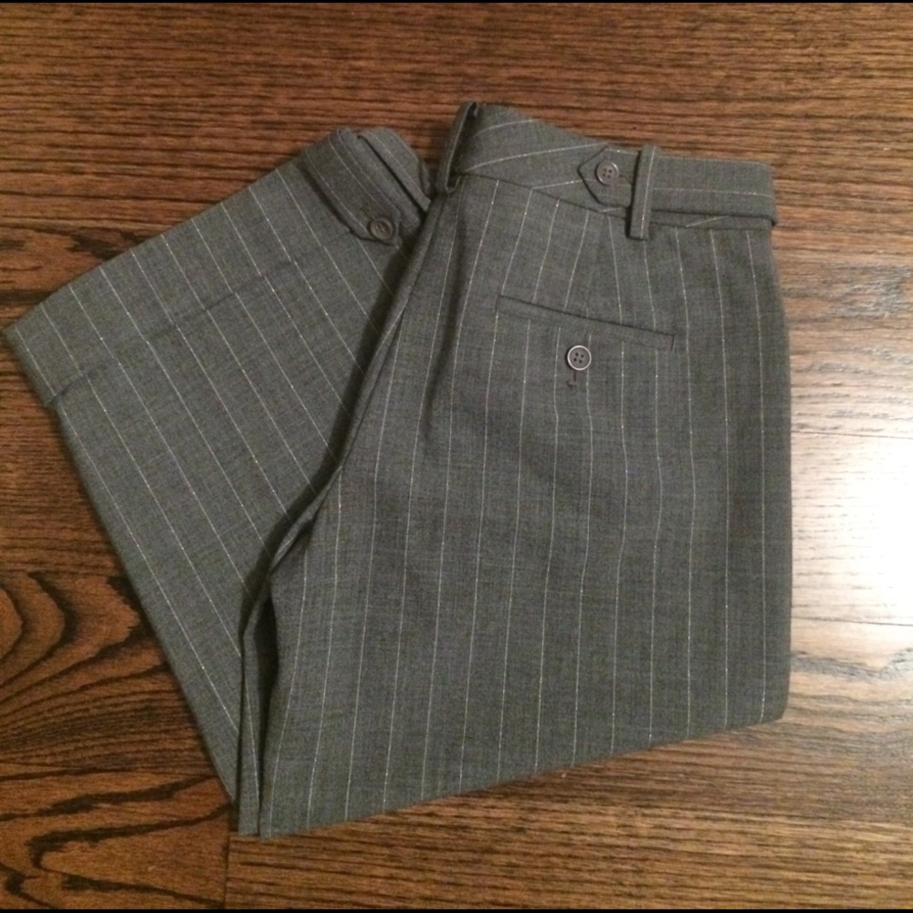 Gray dress capris