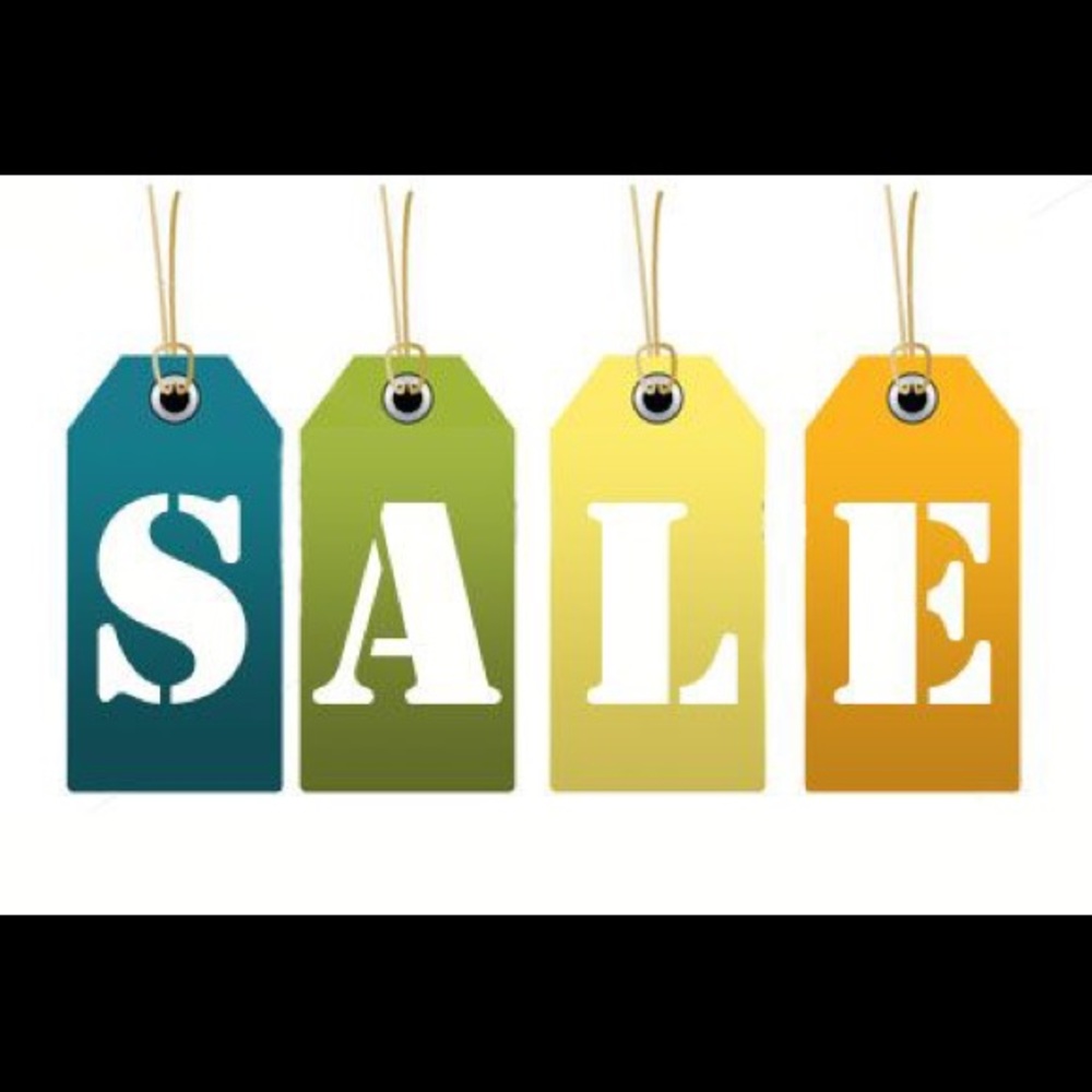 Everything is on sale! Closet cleaning!
