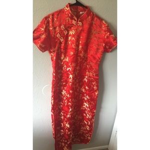 Traditional Chinese Brocade Dress