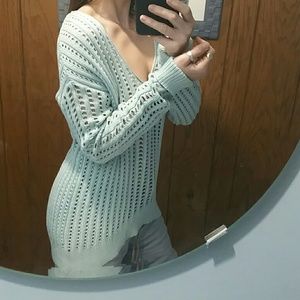 Calvin Klein open knit cotton sweater