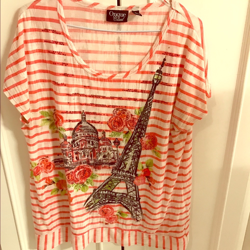Paris design blouse