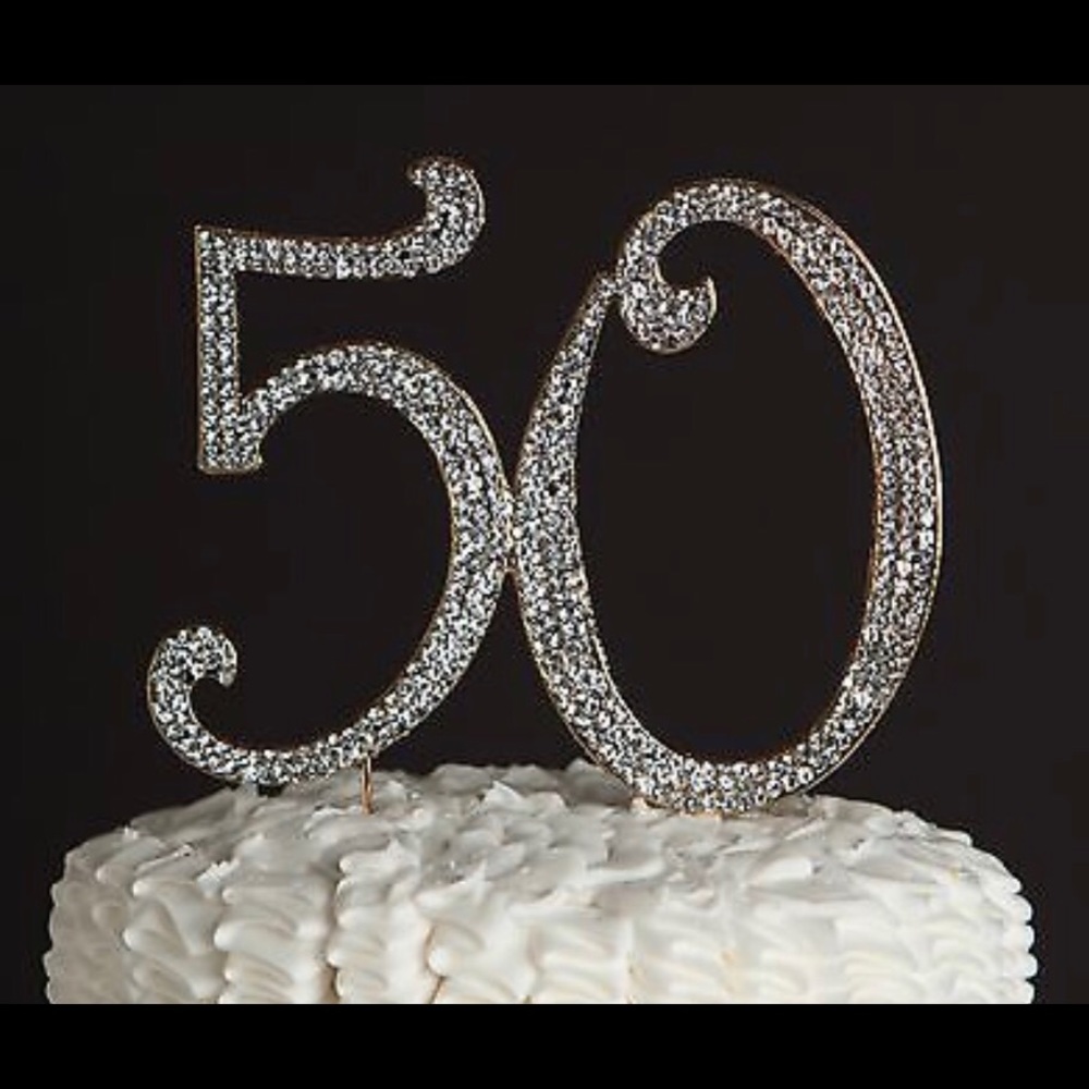 Crystal cake topper
