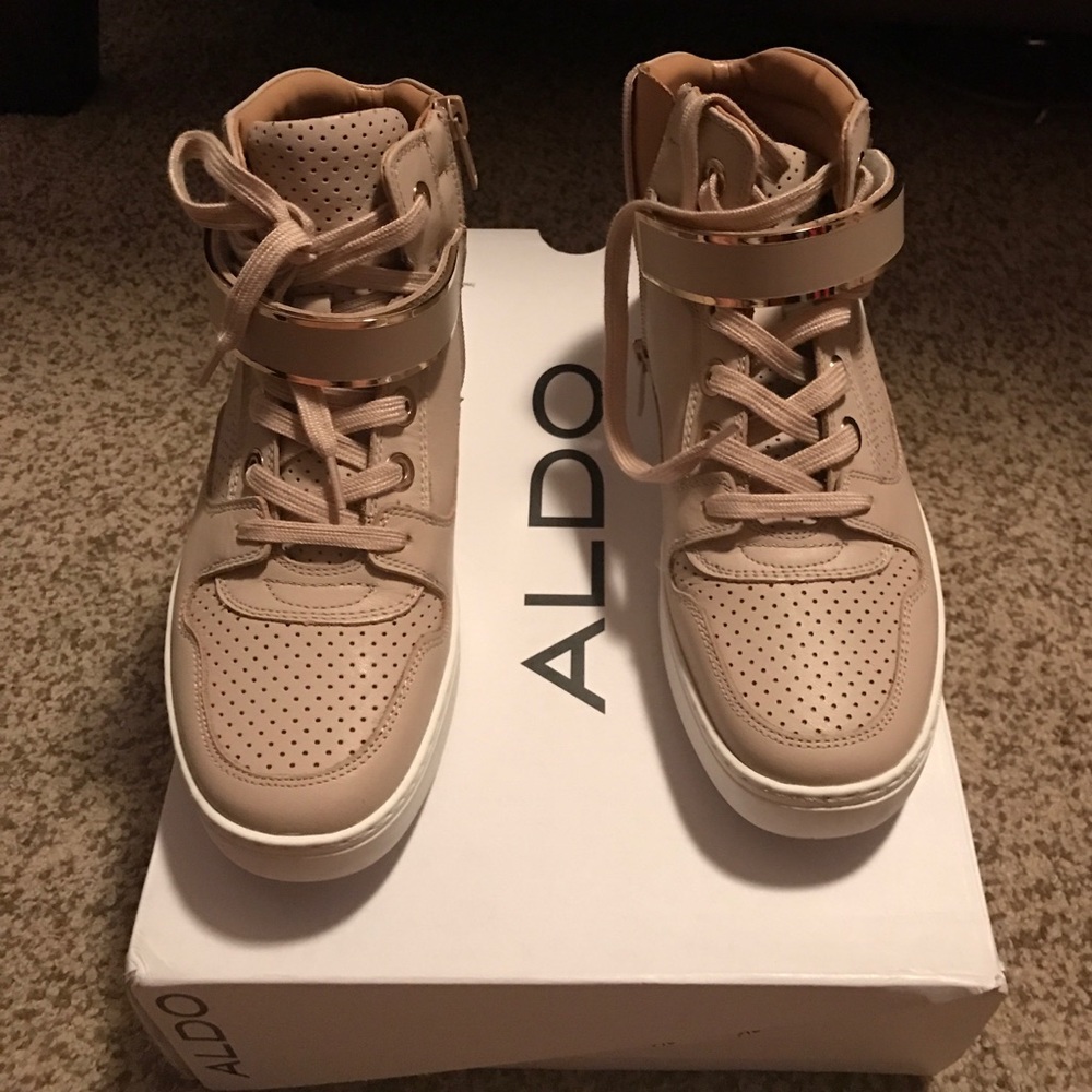 Aldo high top jazzy sneaker