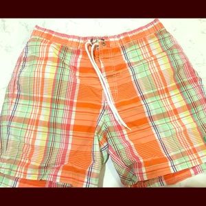 Ralph Lauren Polo Plaid Bathing Suit