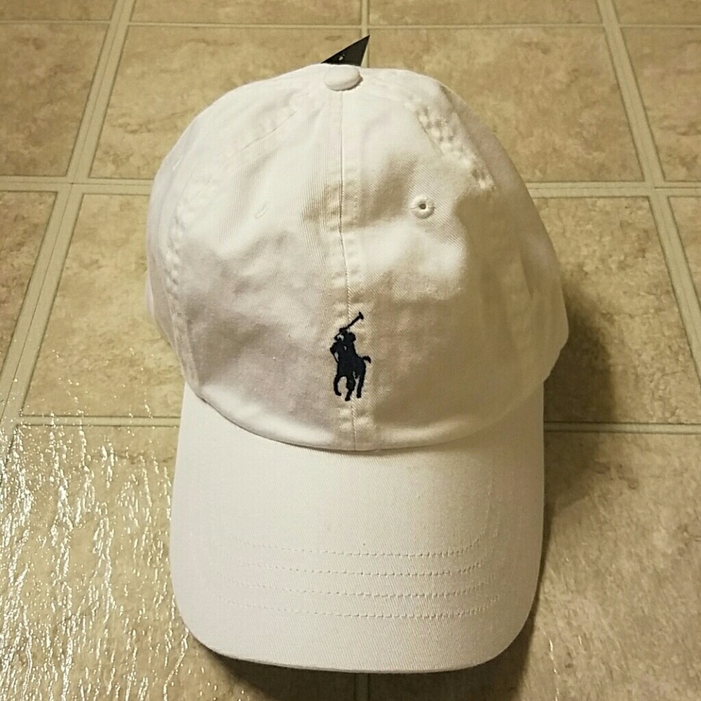 Men's Polo Ralph Lauren White Hat
