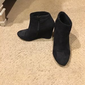 Forever 21 black Suede booties. Barely worn!