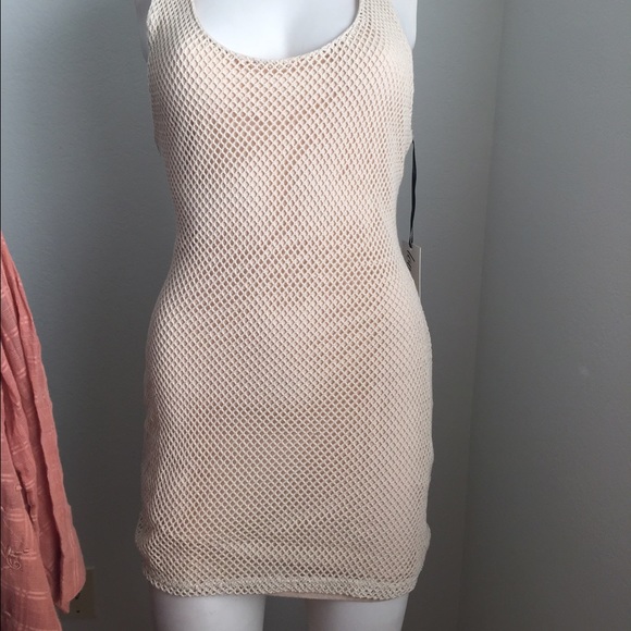 LAST ONE! Tan crochet dress - Picture 3 of 7