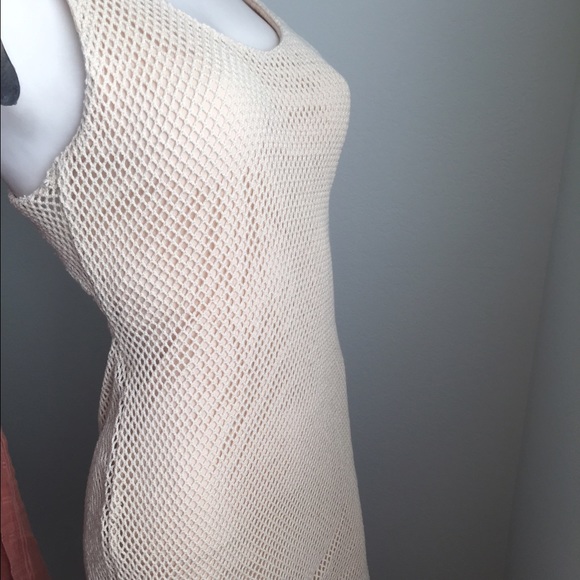LAST ONE! Tan crochet dress - Picture 4 of 7