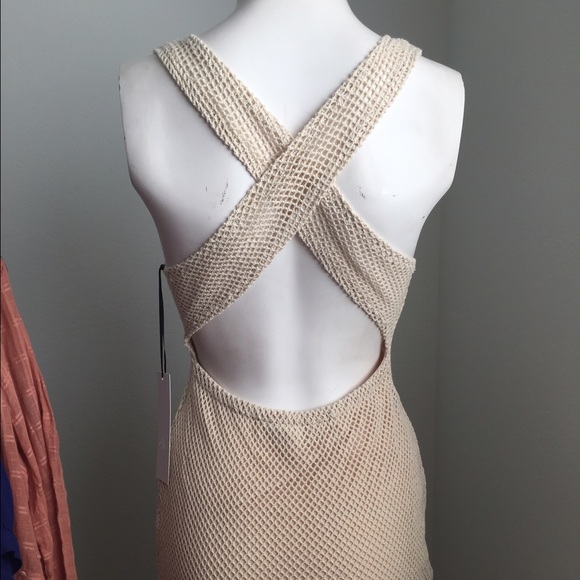LAST ONE! Tan crochet dress - Picture 6 of 7