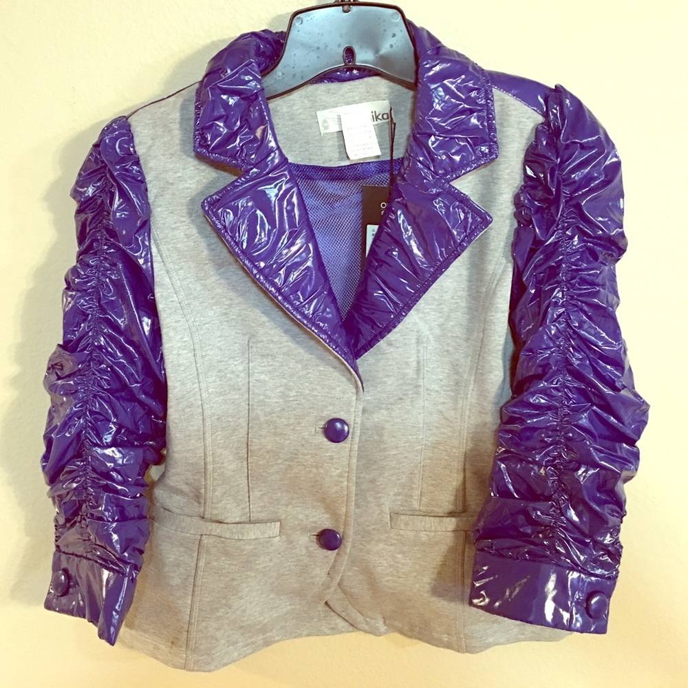 Blue and grey jacket
