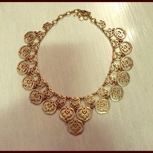 Lucky Brand gold collar necklace