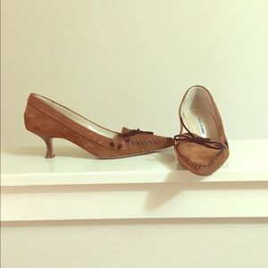 Brown Manolo heels
