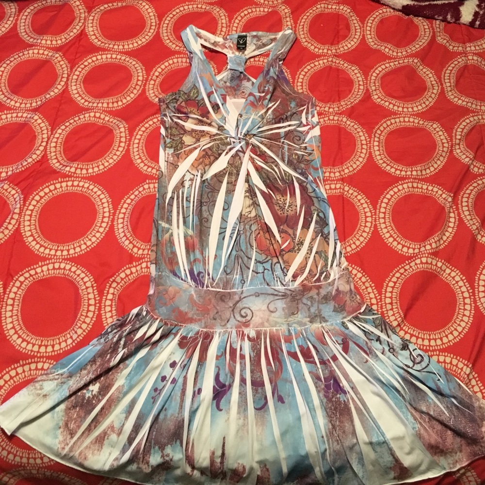 Floral print dress