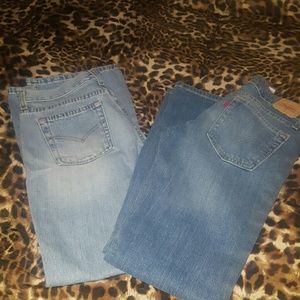 2 pairs jeans