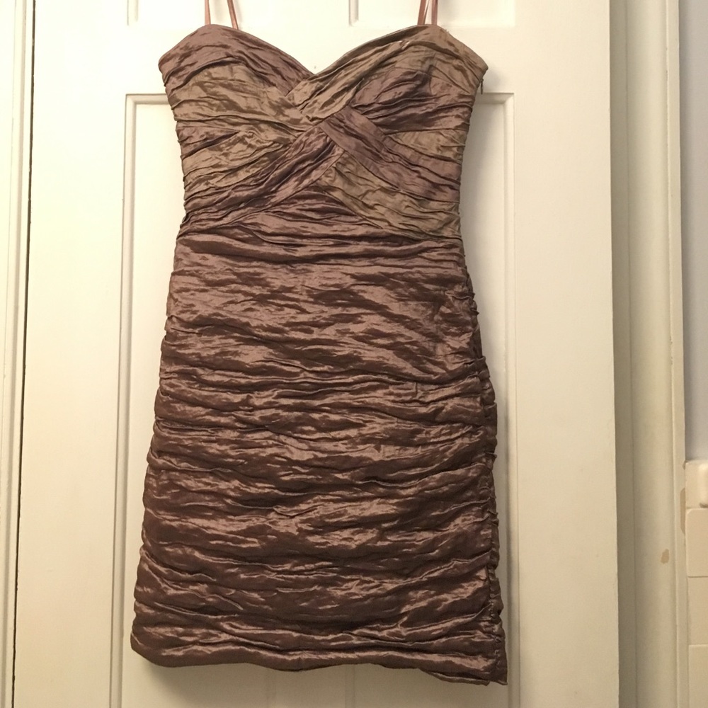 BCBGMAXAZRIA Strapless Cocktail Dress