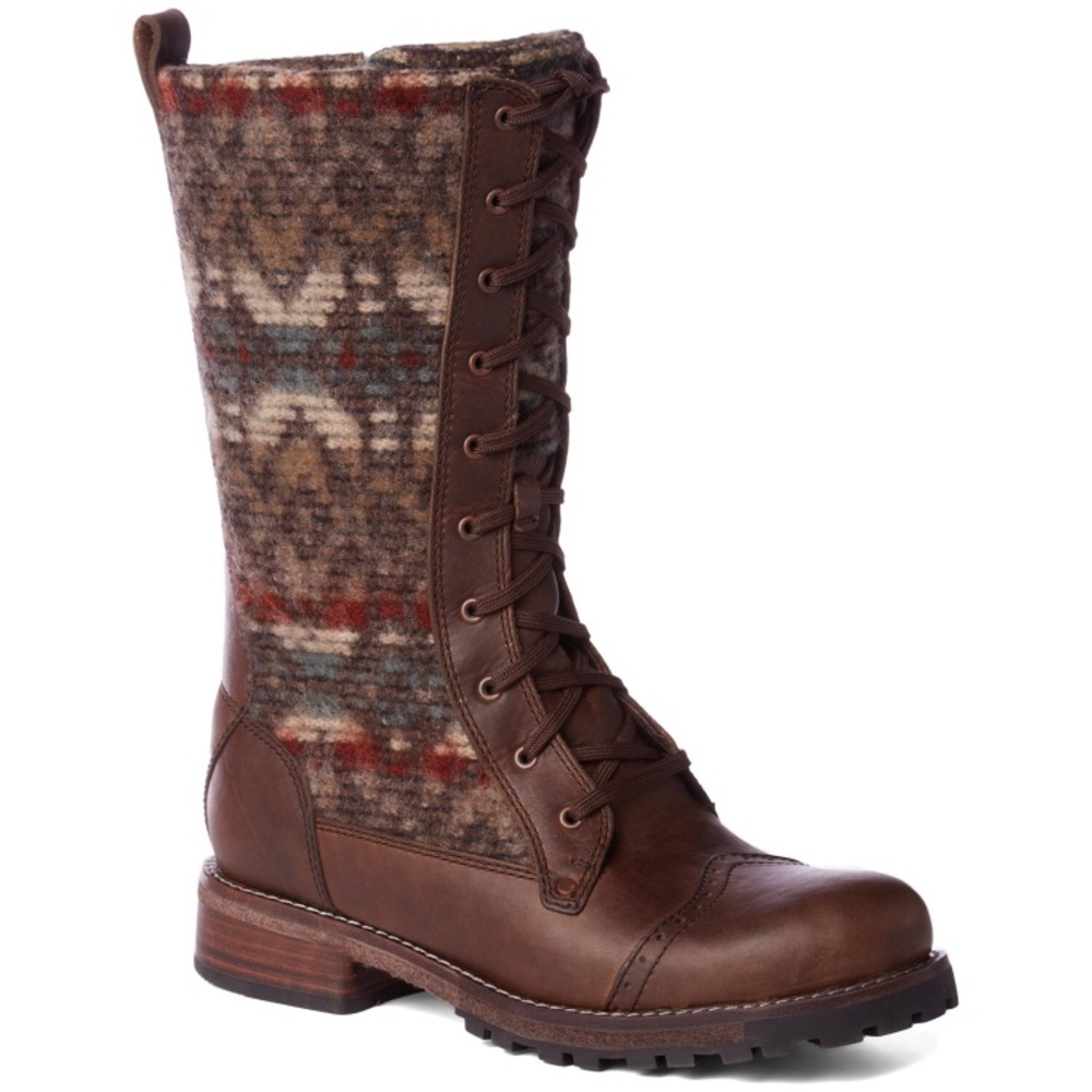Woolrich Santa Fe Boot in Chicory/Blanket Red Wool