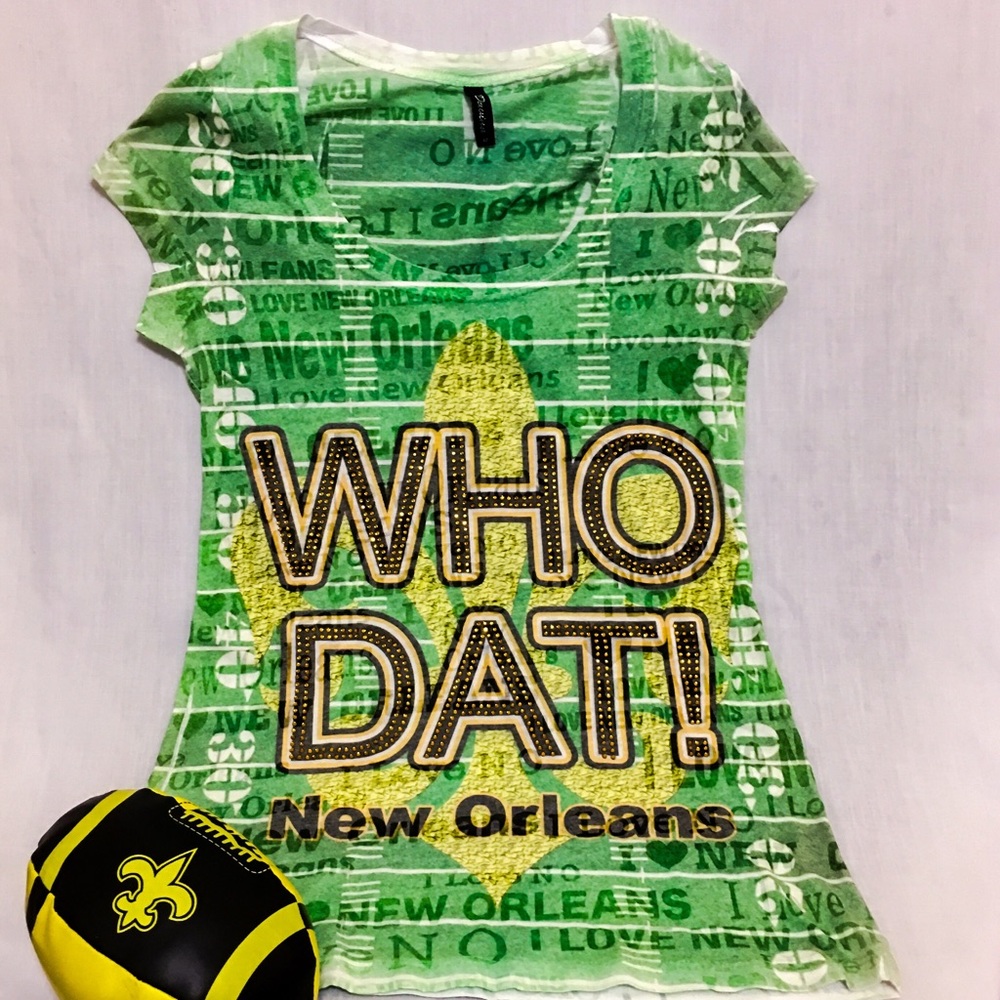 🔥🏈⚜️ WHO DAT! New Orleans tee
