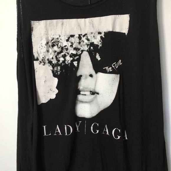 SALE Rock & Republic Lady Gaga Graphic Tank Top - Picture 2 of 6