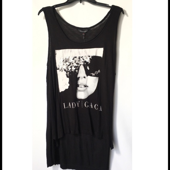 SALE Rock & Republic Lady Gaga Graphic Tank Top - Picture 3 of 6
