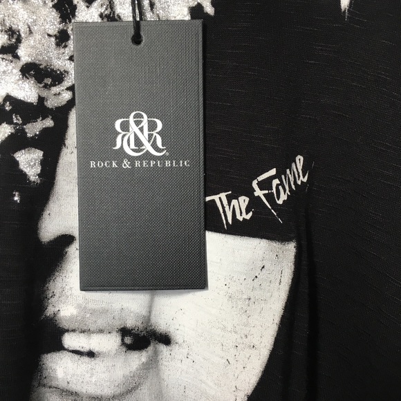 SALE Rock & Republic Lady Gaga Graphic Tank Top - Picture 5 of 6