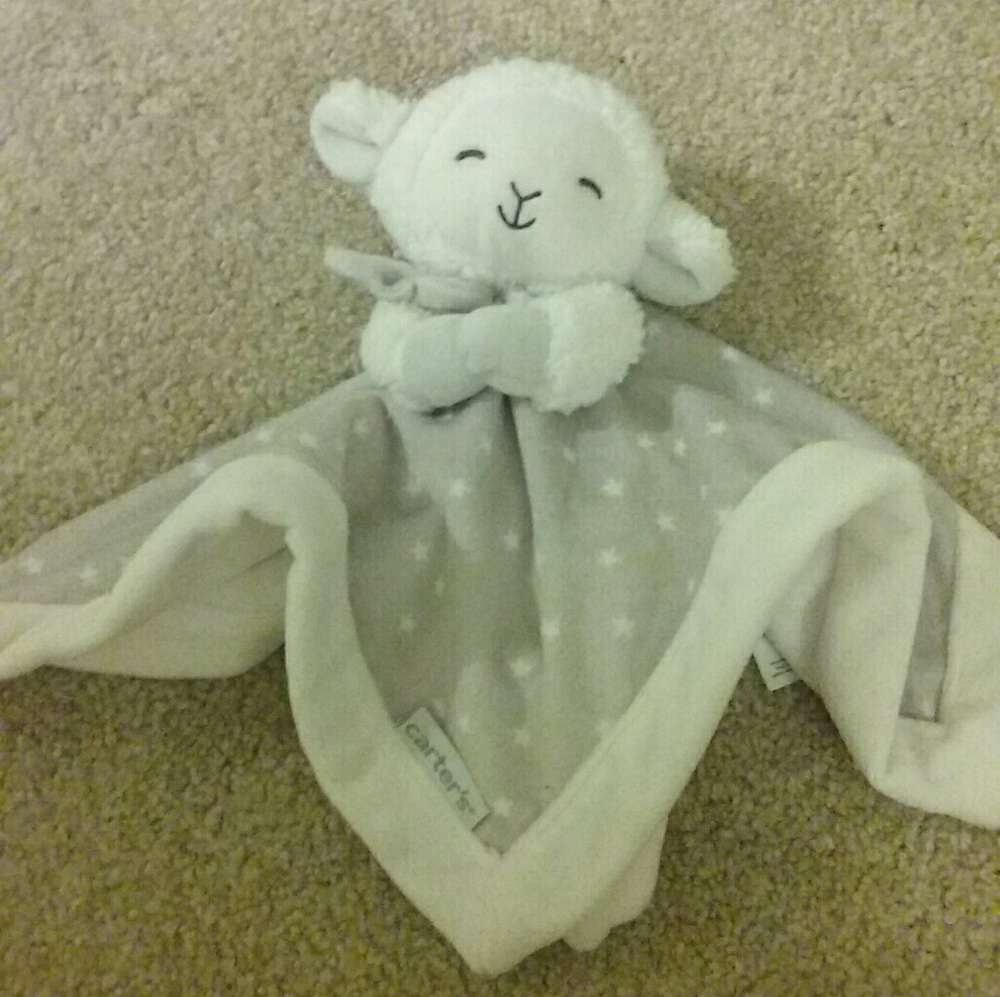 Carter's lamb security blanket