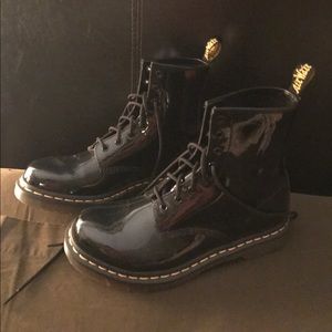 Patent leather Doc Martens (NEVER WORN!)