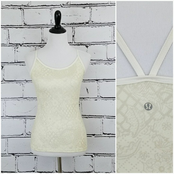 lululemon athletica Tops - Lululemon Cream Athletic Top!