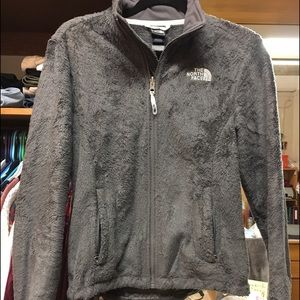 North Face fuzzy jacket