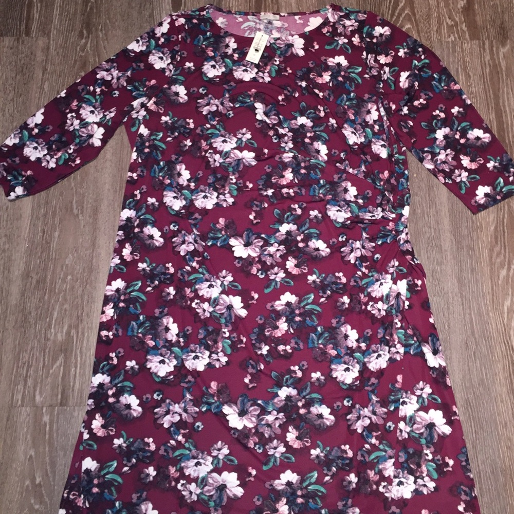 NWT Talbots Print Wrap Dress