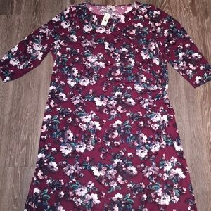 NWT Talbots Print Wrap Dress