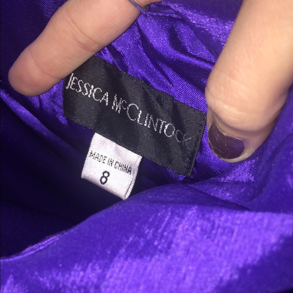 Purple Evening Gown - Picture 4 of 5