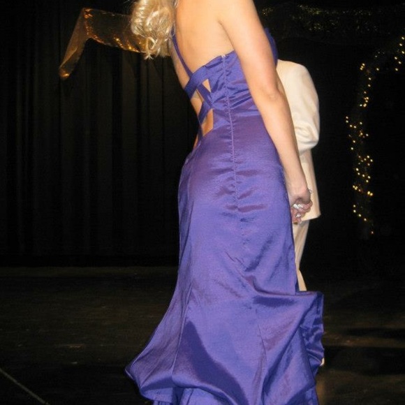 Purple Evening Gown - Picture 5 of 5