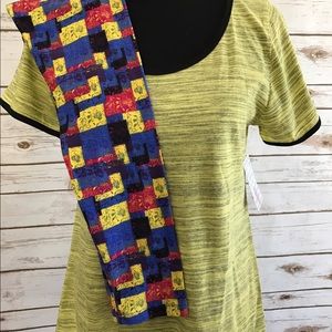 Lularoe NWT Medium Classic T and OS LEGGINGS