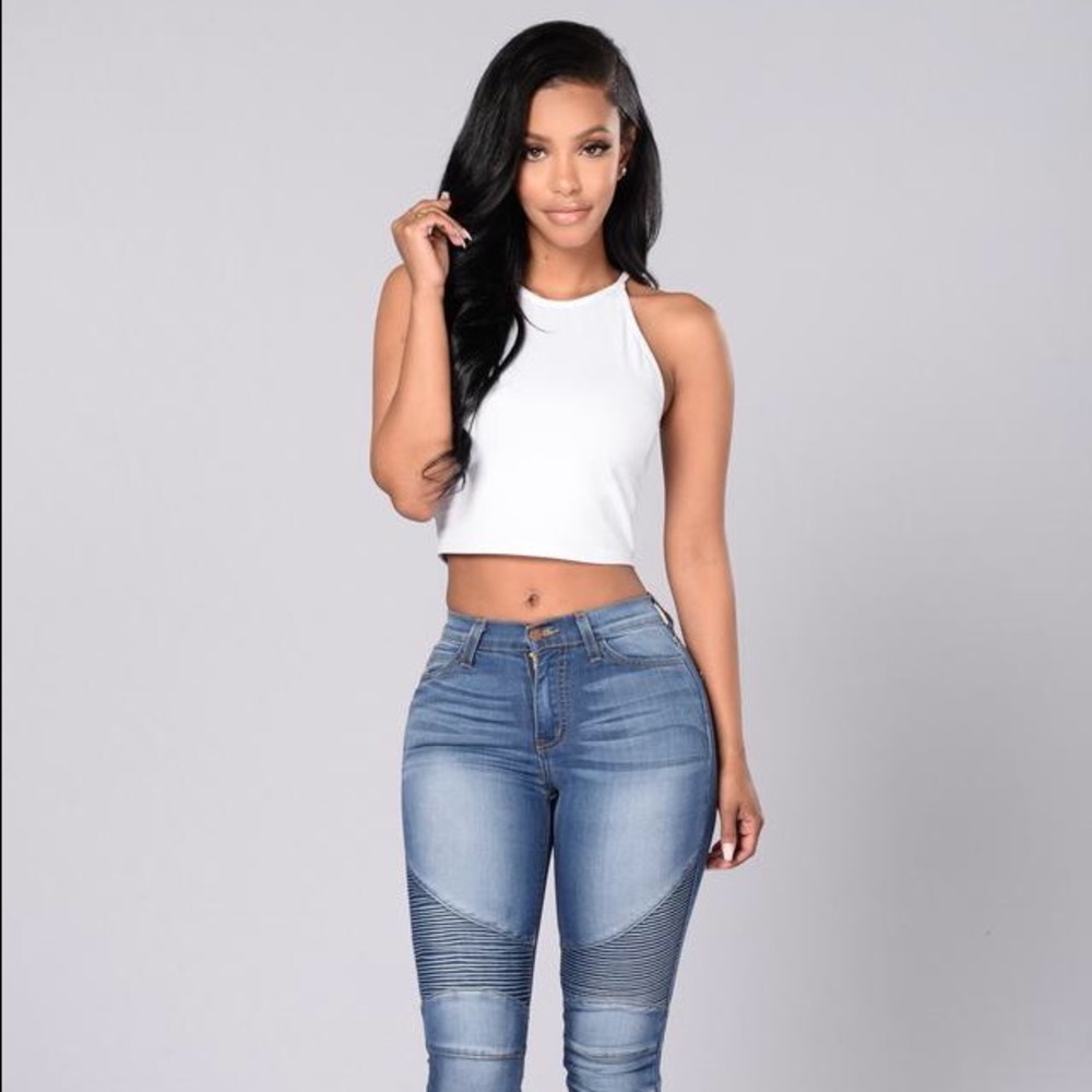 Medium washed jeans