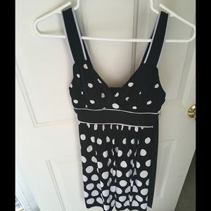 Maurices black and white dress.