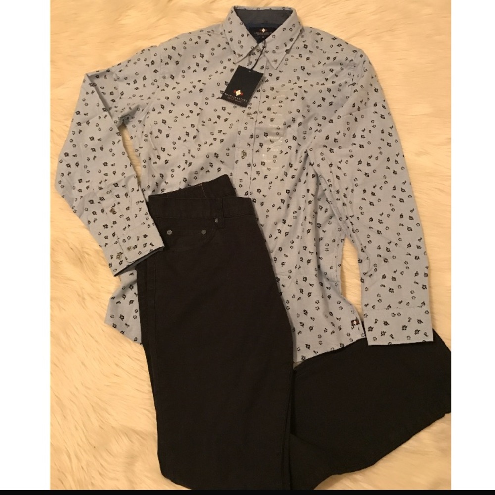 ARGYLECULTURE Casual Men's Button down shirt