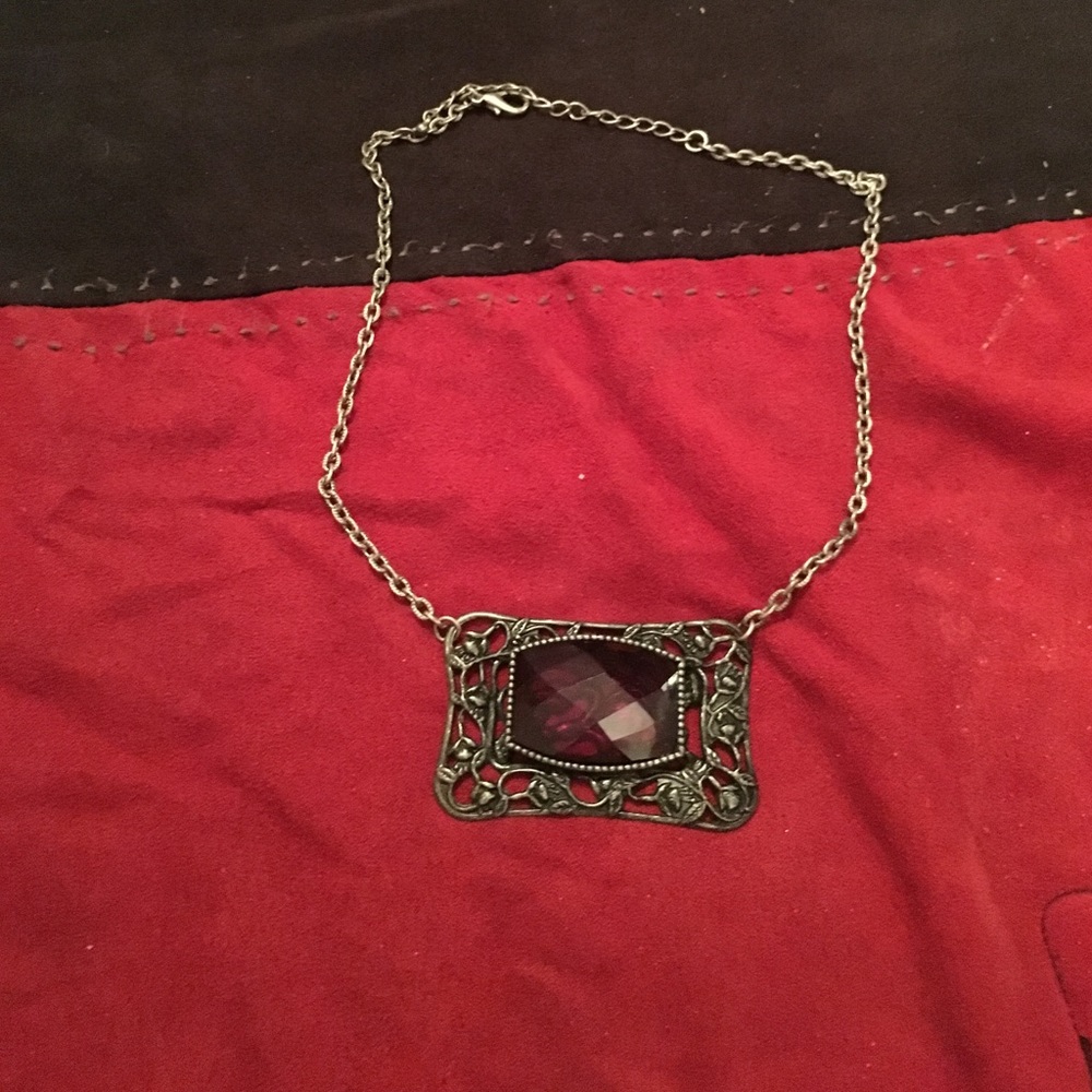 Antique silver necklace