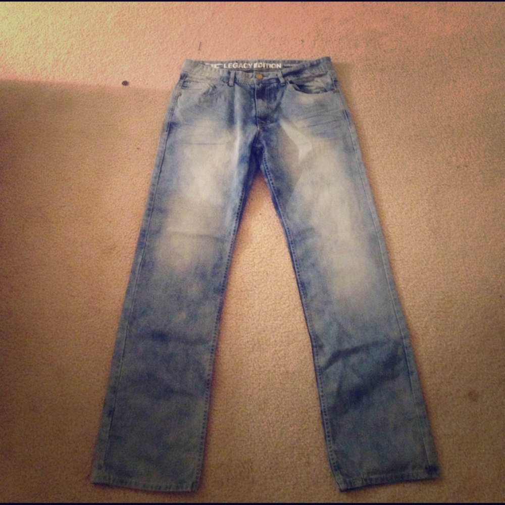 Bleached jeans