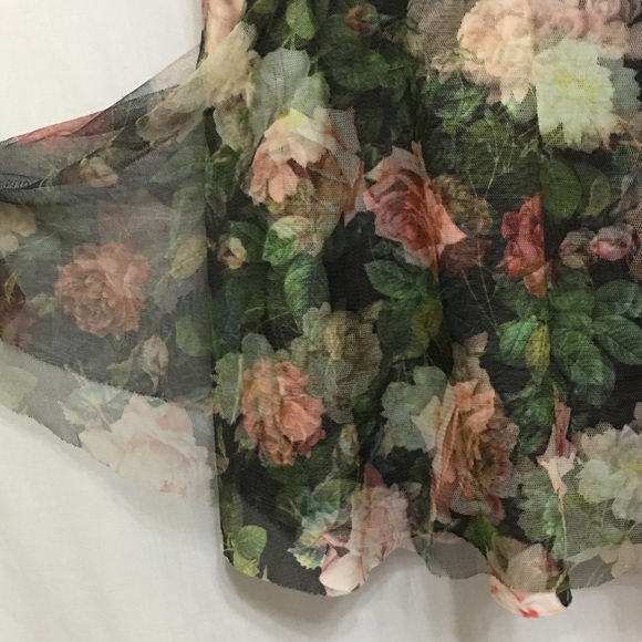 🔥🌹😍 Rose layered skater skirt - Picture 5 of 8