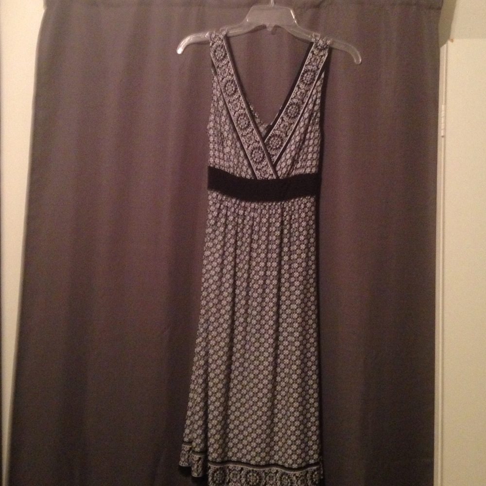 Black and white dress