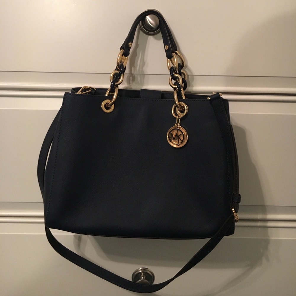 Michael Kors Cynthia Medium Saffiano Satchel