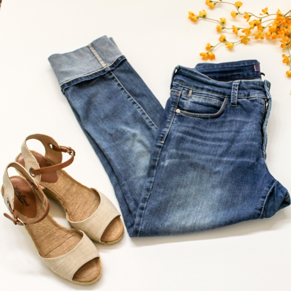 NYDJ cuffed ankle jeans