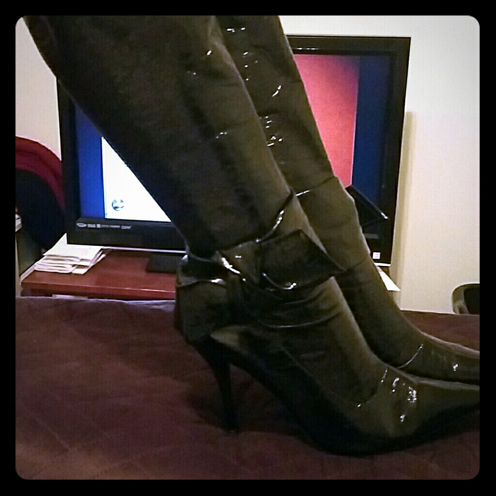 Sexy Black Dollhouse Boots